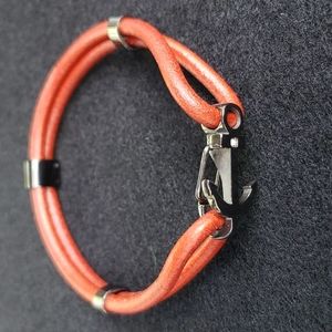Italian made leather bracelet